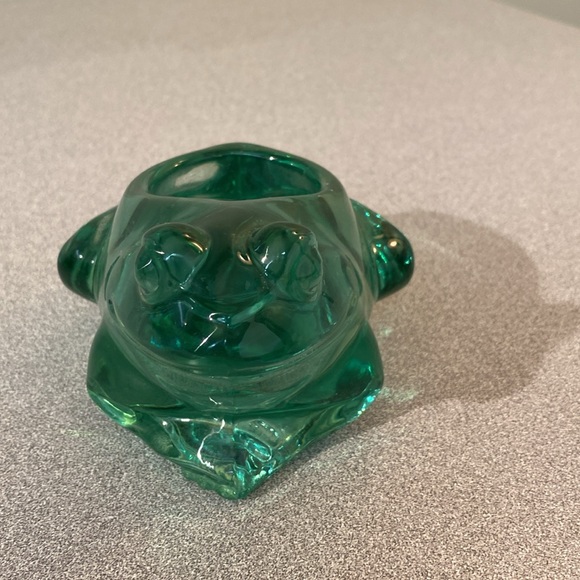 Indiana Glass - Frog votive holder/ paperweight. - Picture 2 of 5